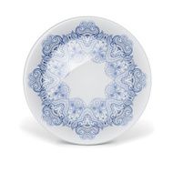 Christmas decorative plate with round lace pattern N2