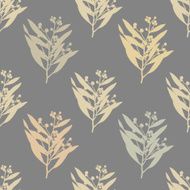 Seamless Pattern with floral ornament N60