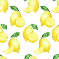 Lemon seamless pattern N3