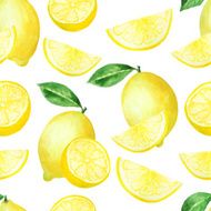 Lemon seamless pattern N4