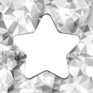 Abstract triangle polygonal background N6