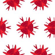 Seamless vector abstract red pattern in eps N2
