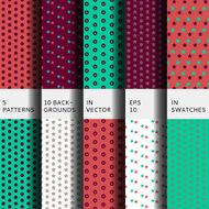 Set of 5 patterns