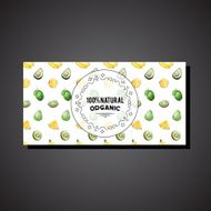 fruit pattern card N2