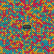 background abstract mosaic of the pixel pattern and color squares