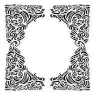 patterned frame N2