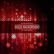 Red fire disco lighten background Magic effect fire Vector il