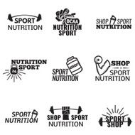 bodybuilding icons set N2