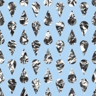 Seamless pattern made of random water drops or rain