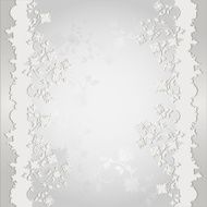 Template with floral ornament