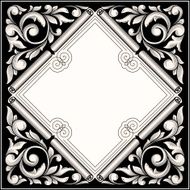 Vintage decorative frame N8