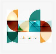 Semicircle triangle pattern N8