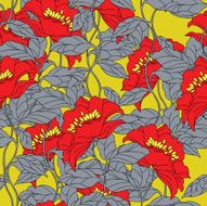 Seamless pattern with flowers rose N18