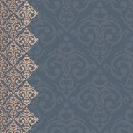 Vector seamless baroque damask luxury background N10