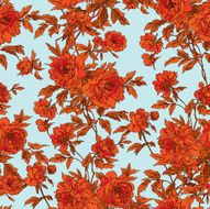 Seamless pattern with flowers rose N19