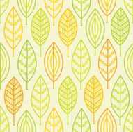Seamless pattern with leaves N58