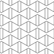 Black and white geometric seamless pattern N136