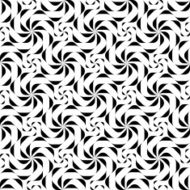 Black and white geometric seamless pattern N138