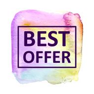 Vector watercolor N197