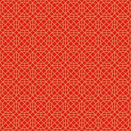 Golden seamless Chinese window tracery square polygon geometry pattern background