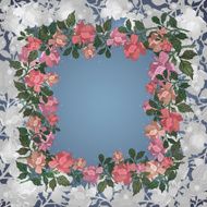 floral frame N99