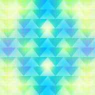 Digital geometric semless colorful pattern