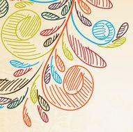 Floral abstract background N110