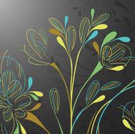 Floral abstract background N115