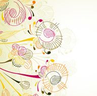 Floral abstract background N116