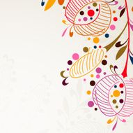 Floral abstract background N119