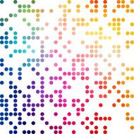 Colorful Random Dots Background Creative Design Templates N6