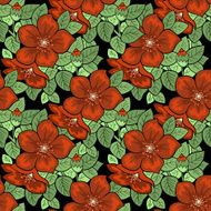 Seamless Floral Pattern N1203