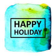 Vector watercolor N221