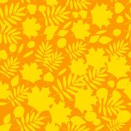 Seamless pattern with autumn leaves N18