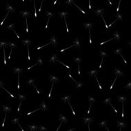 Abstract Dandelion Seed Seamless Pattern Background Vector Illus N2