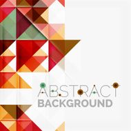 Abstract geometric background Modern overlapping triangles N31