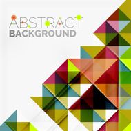 Abstract geometric background Modern overlapping triangles N33