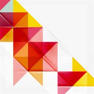 Abstract geometric background Modern overlapping triangles N41