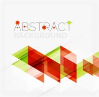 Abstract geometric background Modern overlapping triangles N48