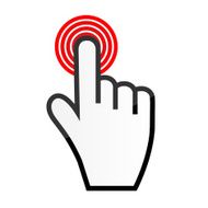 Mouse hand cursor vector illustration N2