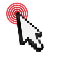 Mouse arrow cursor vector illustration
