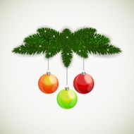 Abstract beauty Christmas and New Year background vector illust N47