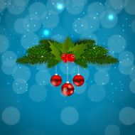 Abstract beauty Christmas and New Year background vector illust N50