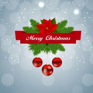 Abstract beauty Christmas and New Year background vector illust N56