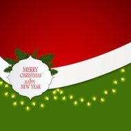 Abstract beauty Christmas and New Year background vector illust N57