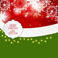 Abstract beauty Christmas and New Year background vector illust N58