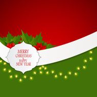 Abstract beauty Christmas and New Year background vector illust N60