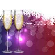 Abstract beauty Christmas and New Year background vector illust N66
