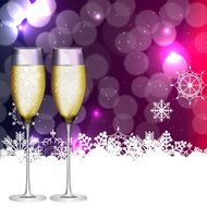 Abstract beauty Christmas and New Year background vector illust N79
