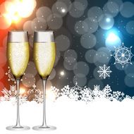 Abstract beauty Christmas and New Year background vector illust N80